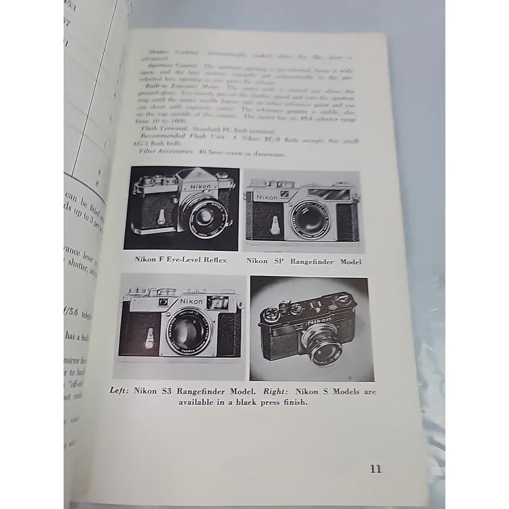 Vintage 1962 Nikon F Eye Level Reflex Guide Kenneth Tyding First Printing Camera